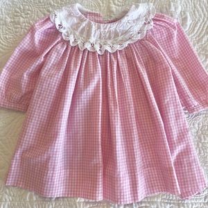 Bailey Boys pink gingham dress